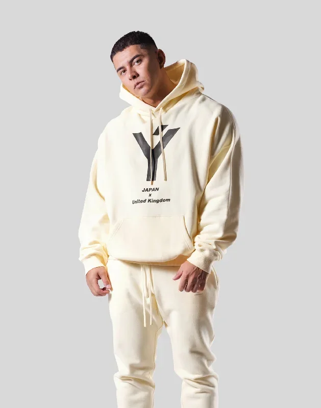 Y Oversize Sweat Hoodie - Ivory