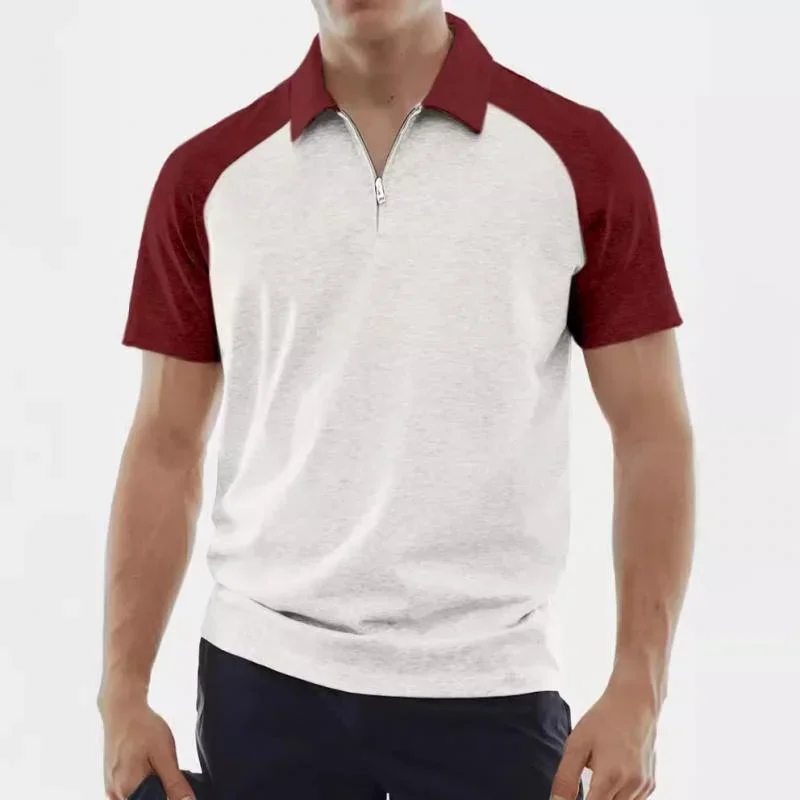 mens-casual-color-block-zip-raglan-short-sleeve-polo-shirt-52610480y