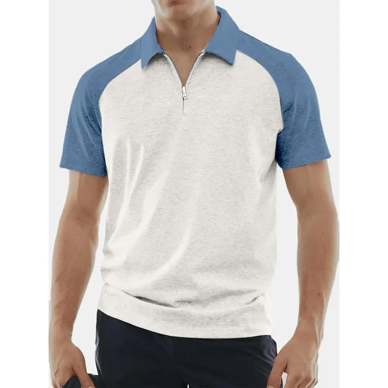 mens-casual-color-block-zip-raglan-short-sleeve-polo-shirt-52610480y