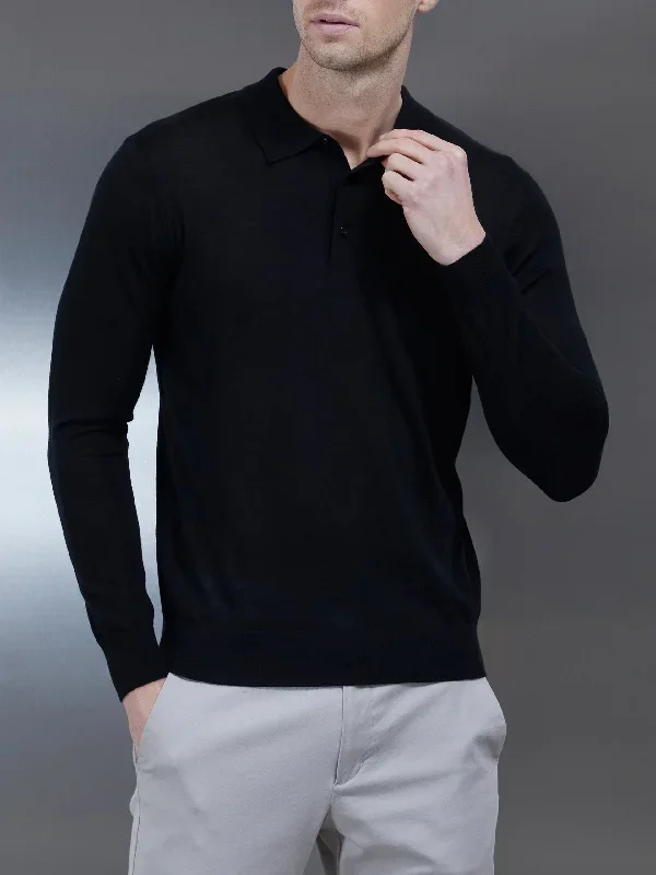 merino-wool-long-sleeve-button-polo-shirt-black