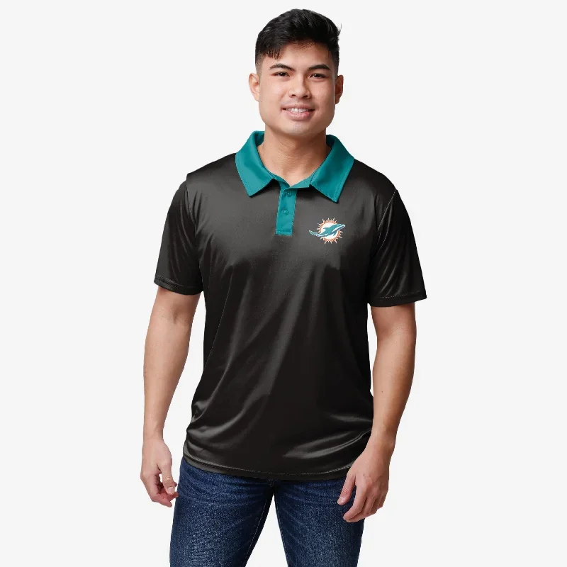 Miami Dolphins Nightcap Polyester Polo