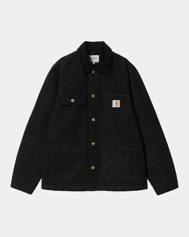 Michigan Chore Coat (Spring) | Black (aged canvas)