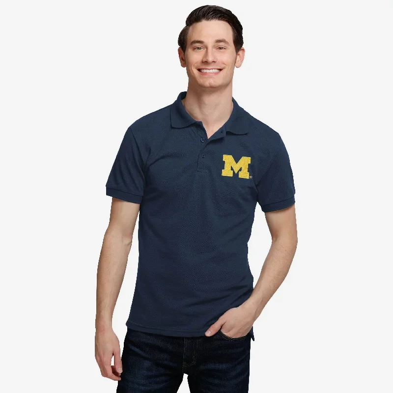 Michigan Wolverines Casual Color Polo