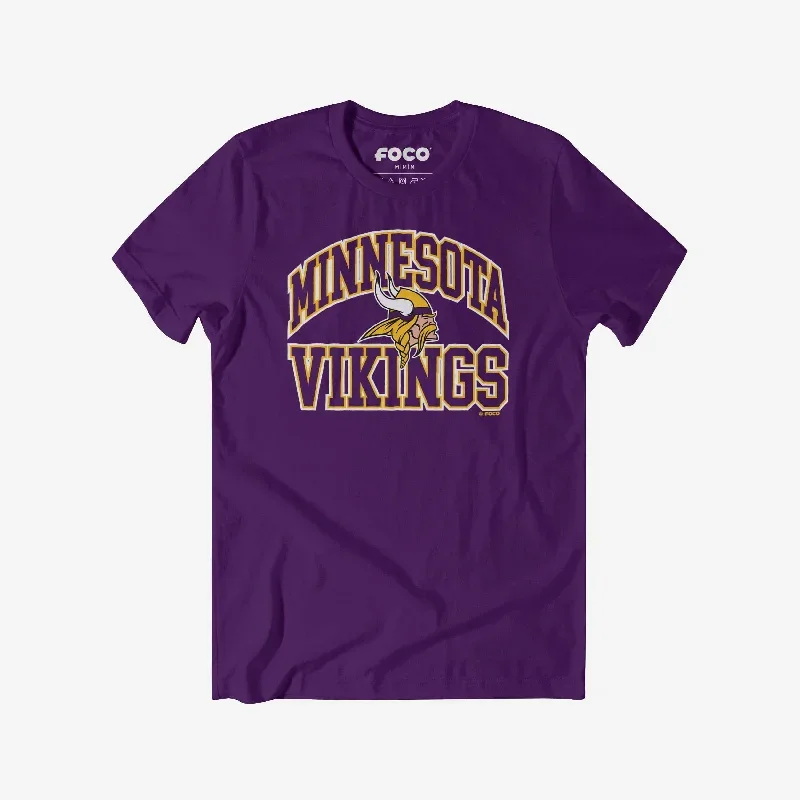 Minnesota Vikings Arched Wordmark T-Shirt