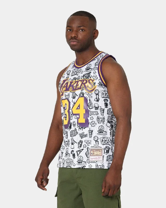 mitchell-ness-1996-los-angeles-lakers-shaquille-o-neal-34-doodle-swingman-jersey-white