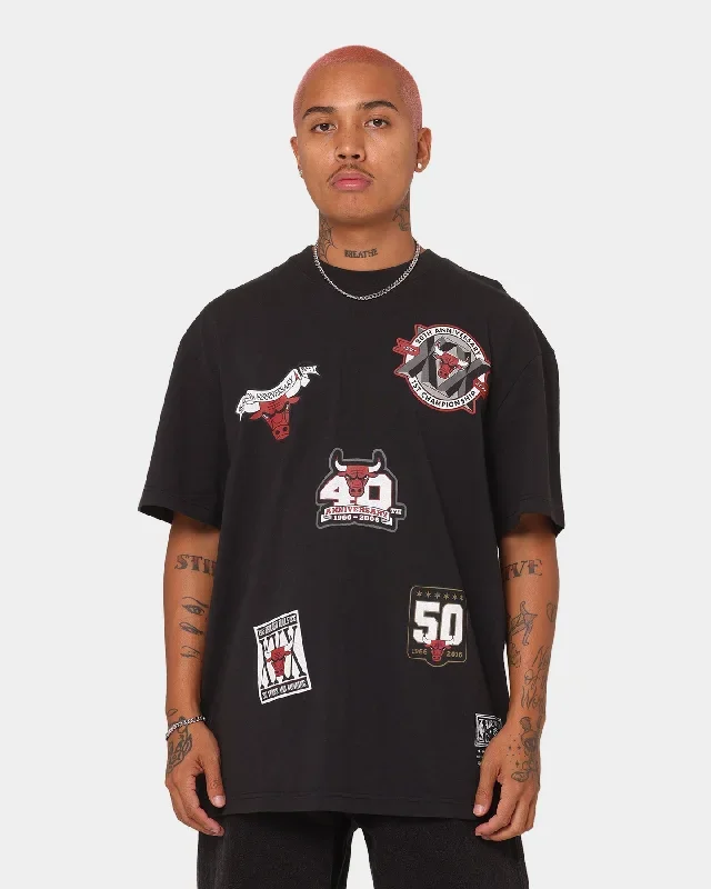 Mitchell & Ness Chicago Bulls Flight T-Shirt Black