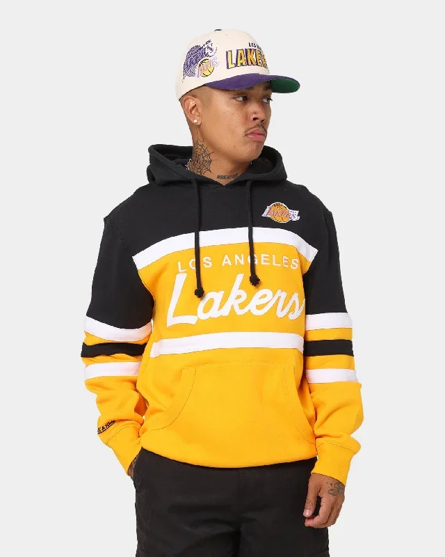 Mitchell & Ness Men's Los Angeles Lakers Head Coach Hoodie Black