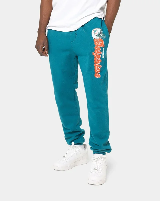 Mitchell & Ness Miami Dolphins Wordmark Sweat Pants Faded Teal