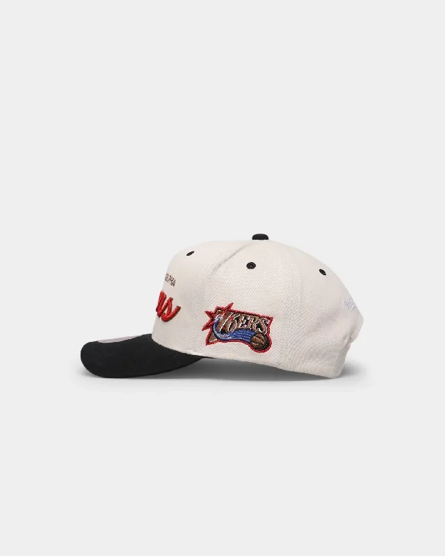 mitchell-ness-philadelphia-sixers-cream-team-script-pro-crown-snapback-cream