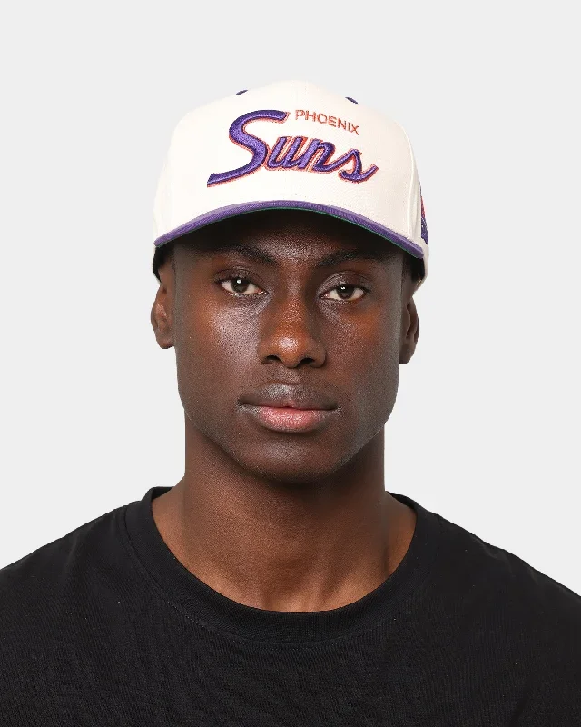 mitchell-ness-phoenix-suns-cream-team-script-pro-crown-snapback-cream