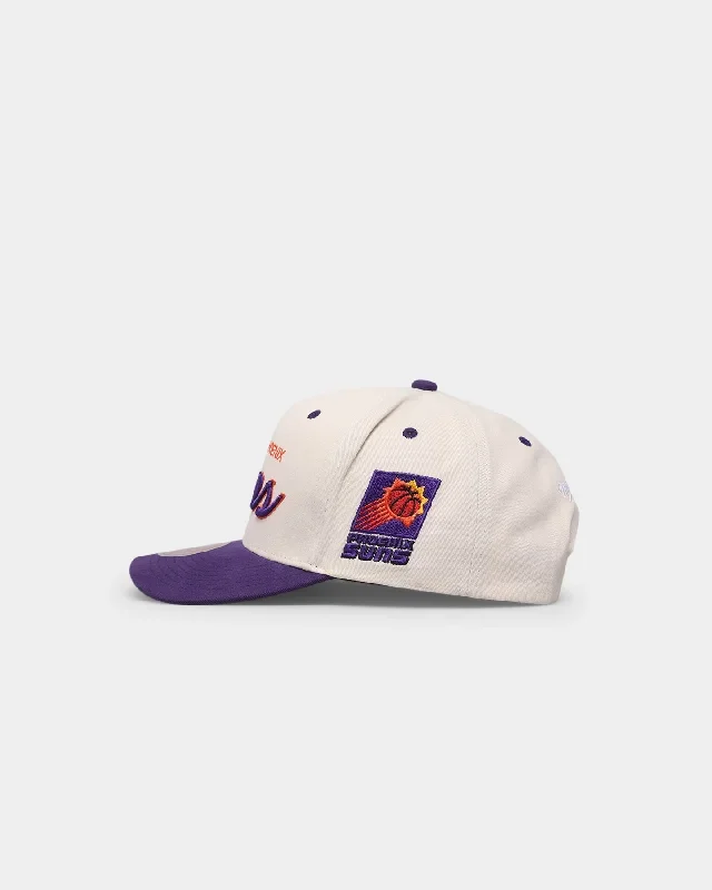 mitchell-ness-phoenix-suns-cream-team-script-pro-crown-snapback-cream