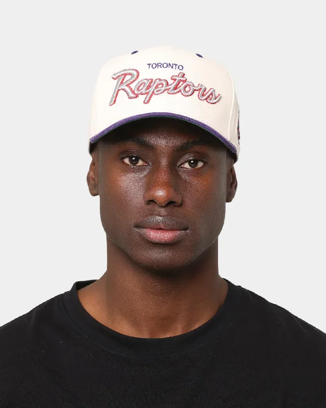 mitchell-ness-toronto-raptors-cream-team-script-pro-crown-snapback-cream