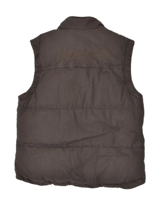 murphy-nye-mens-padded-gilet-uk-44-2xl-brown-polyester