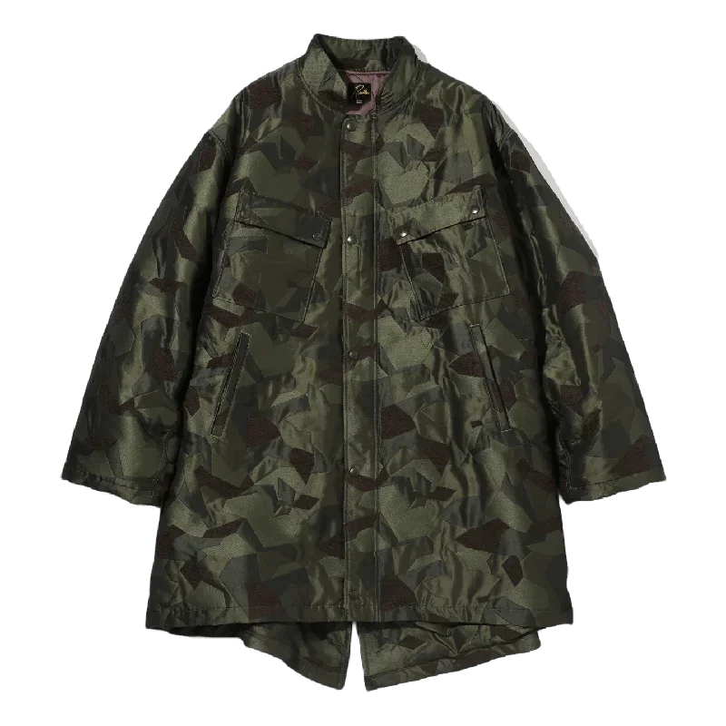 C.p. Coat - Pe/ac Stone Camo J Olive