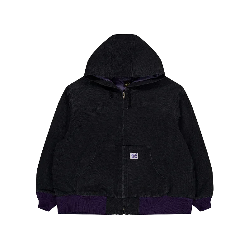 Needles Zipped Work Hoody - 16 Black