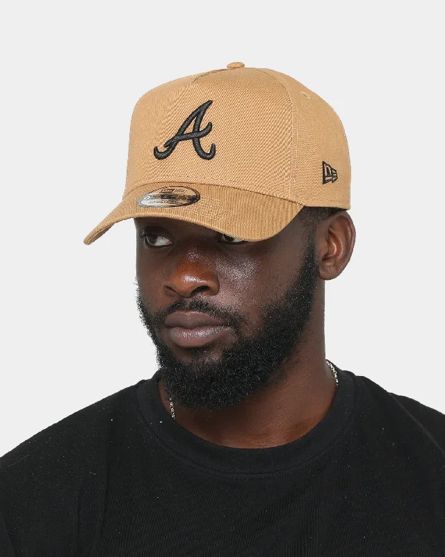 new-era-atlanta-braves-9forty-a-frame-snapback-wheat-black