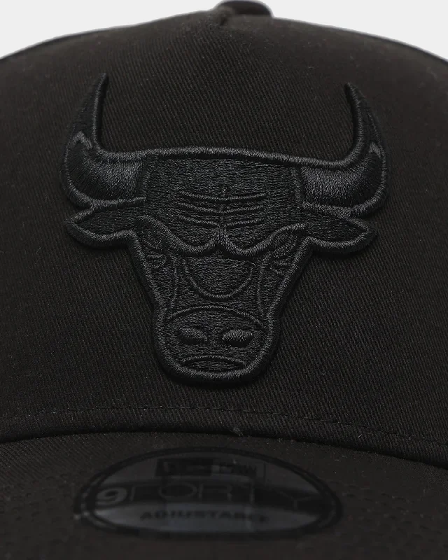 new-era-new-era-chicago-bulls-9forty-a-frame-snapback-black-black