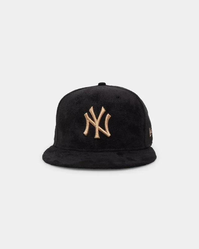 New Era New York Yankees 'Black Tan Suede' 59FIFTY Fitted Black/Tan