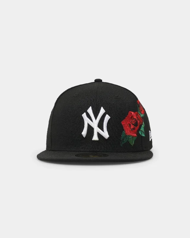 New Era New York Yankees 'Rose Emblem' 59FIFTY Fitted Black/Rose