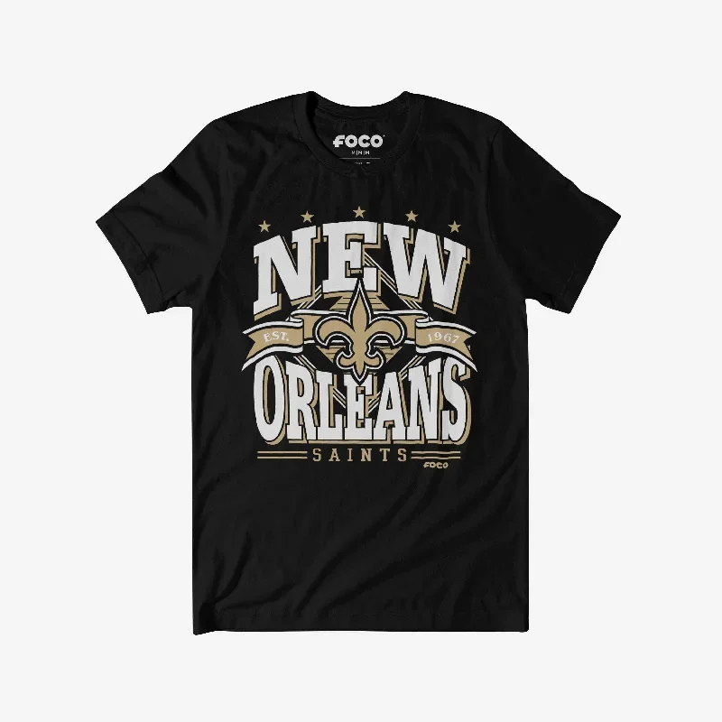 New Orleans Saints Established Banner T-Shirt