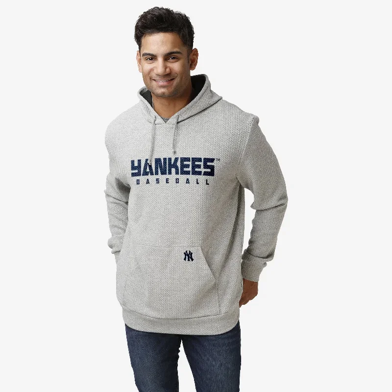 New York Yankees Gray Woven Hoodie