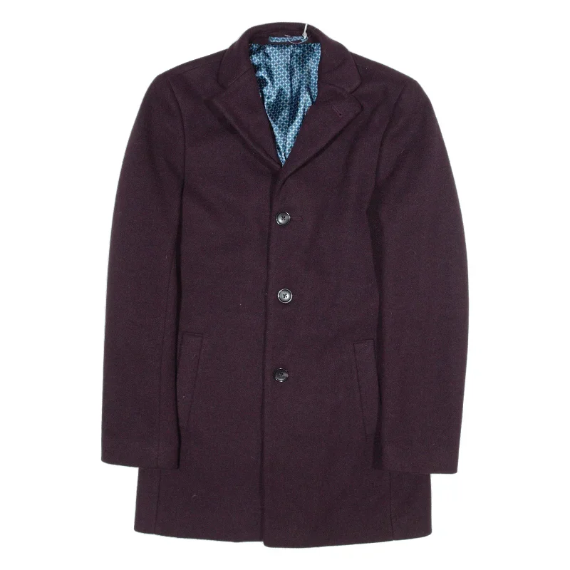 NEXT TAILORING Mens Blazer Coat Maroon XS