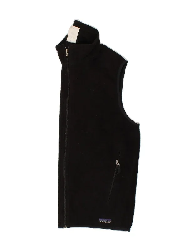 patagonia-mens-fleece-gilet-uk-38-medium-black-polyester