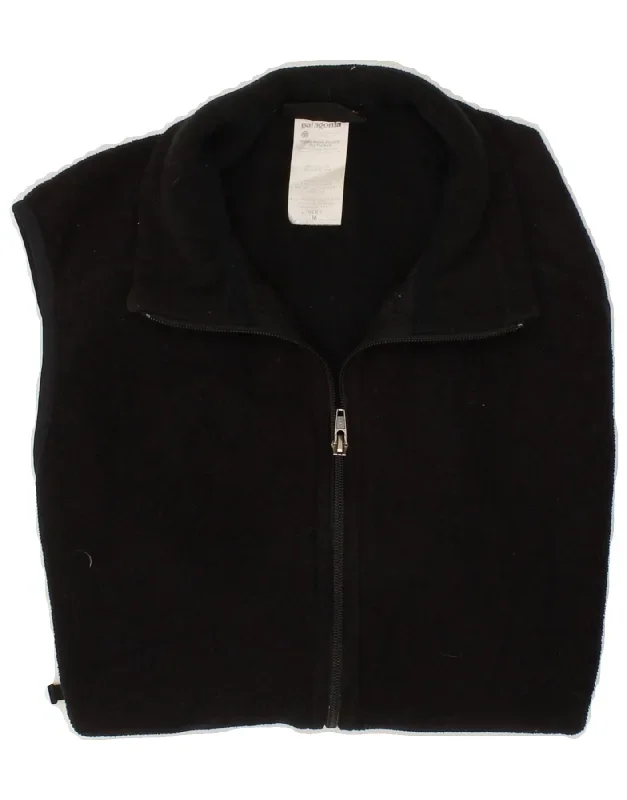 patagonia-mens-fleece-gilet-uk-38-medium-black-polyester