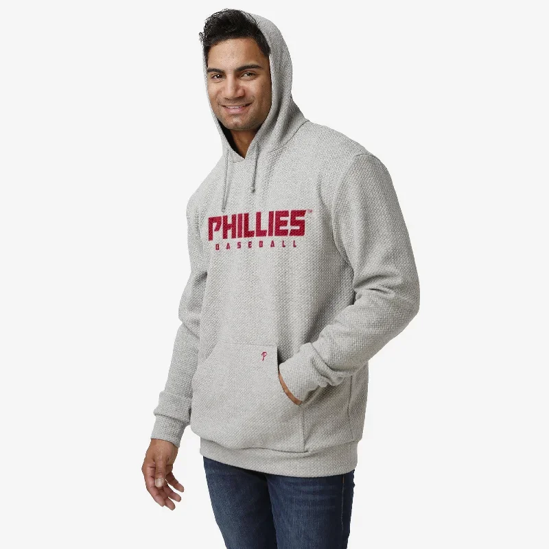 Philadelphia Phillies Gray Woven Hoodie