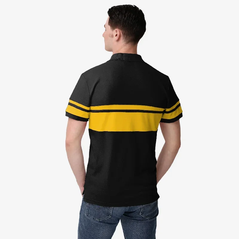 Pittsburgh Steelers Cotton Stripe Polo