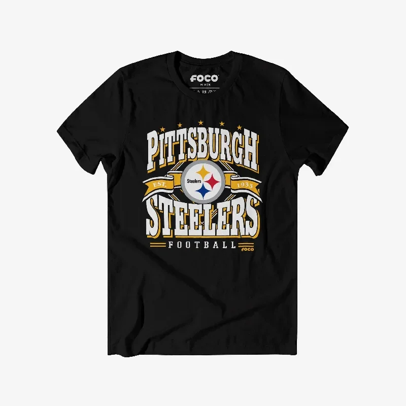 Pittsburgh Steelers Established Banner T-Shirt