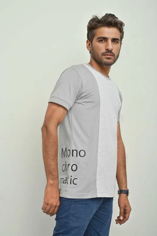 Polo Republica Men's Mono Chromatic Printed Short Sleeve Minor Fault Tee Shirt