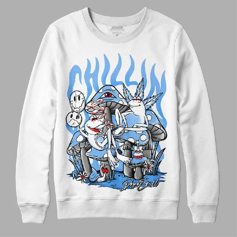 Powder Blue 9s DopeSkill Sweatshirt Chillin Graphic