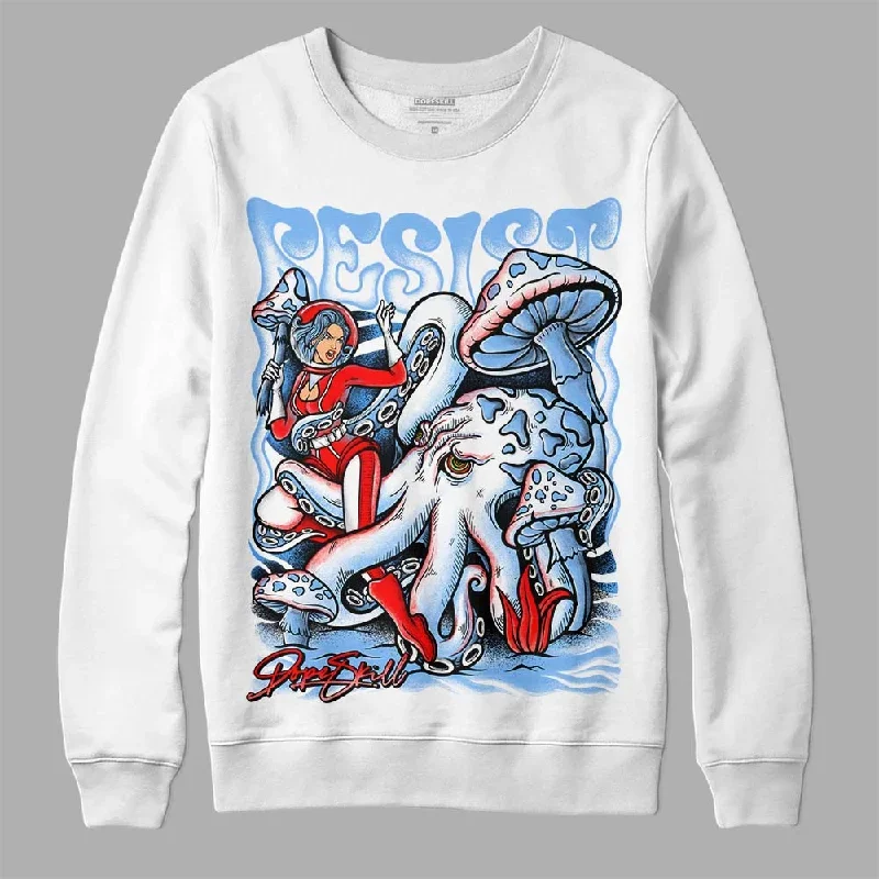 Powder Blue 9s DopeSkill Sweatshirt Resist Graphic