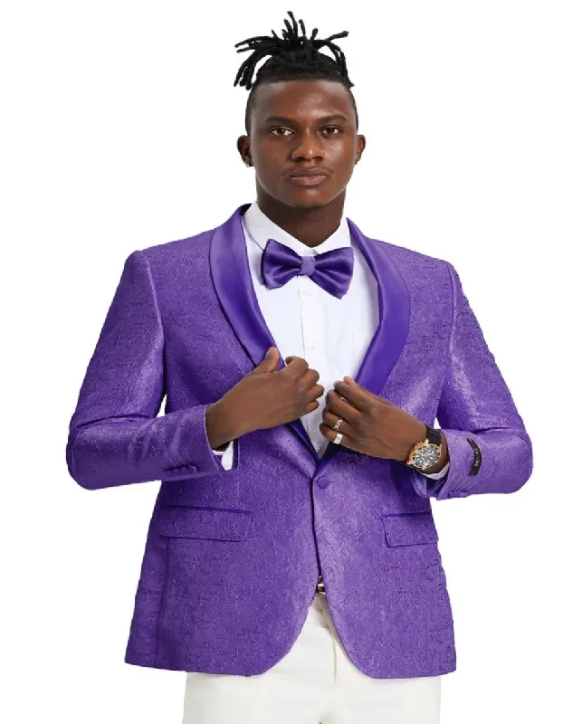 Purple Prom Suit - Purple Prom Outfit - Purple Tuxedo Jacket