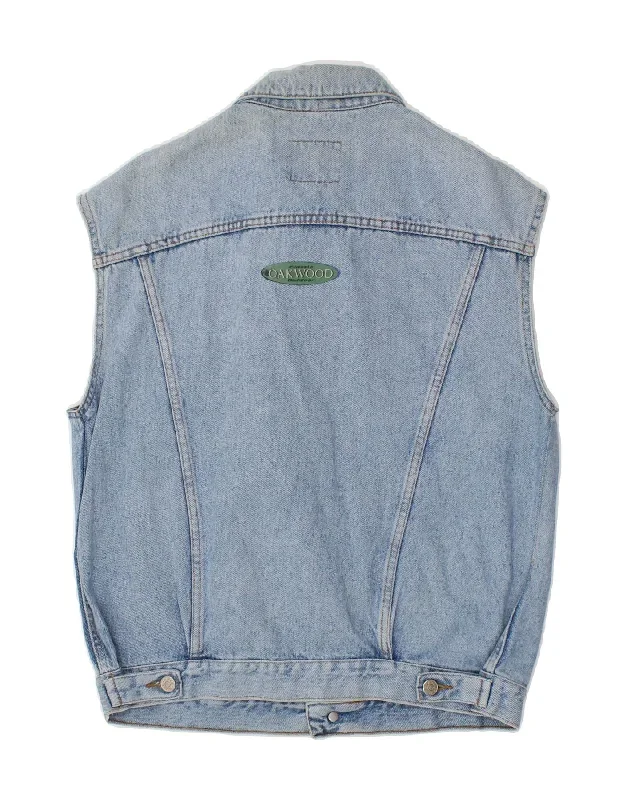 rifle-mens-denim-gilet-uk-34-xs-blue