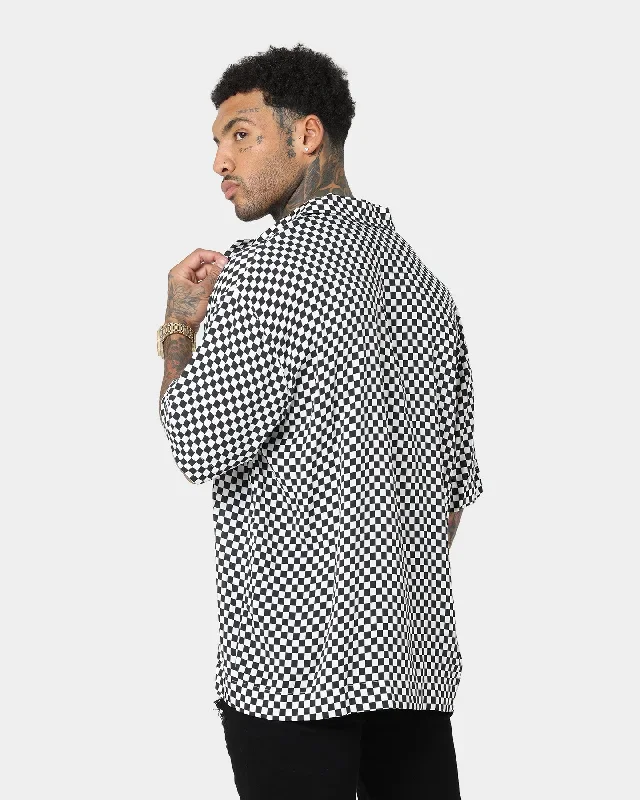 saint-morta-checks-short-sleeve-shirt-black-white