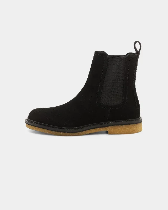 Saint Morta Crepe Chelsea Boot Black/Gum