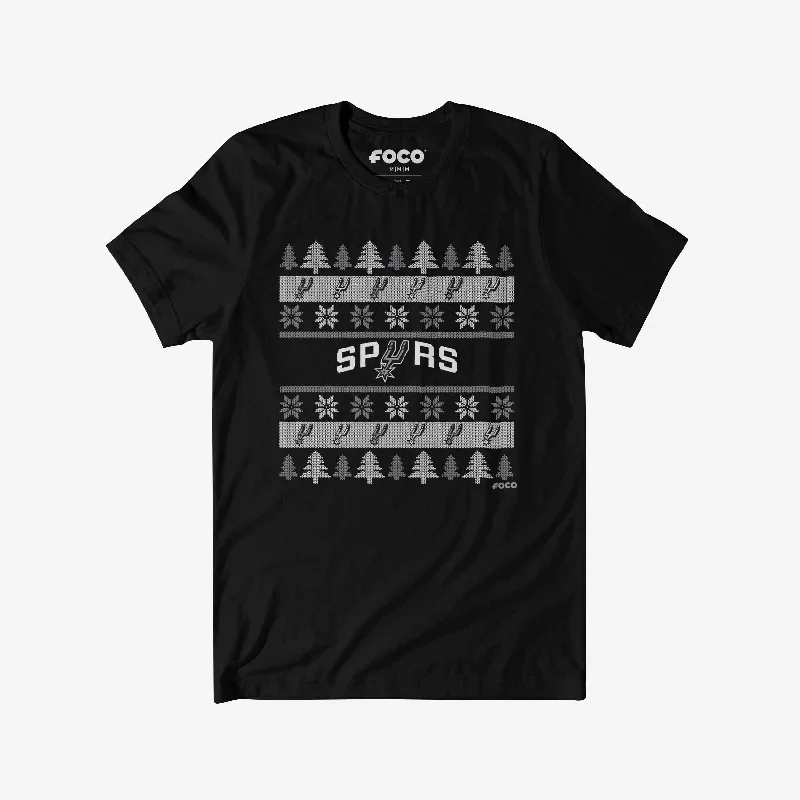 San Antonio Spurs Holiday Sweater T-Shirt