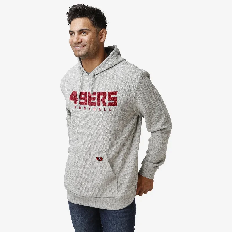 San Francisco 49ers Gray Woven Hoodie