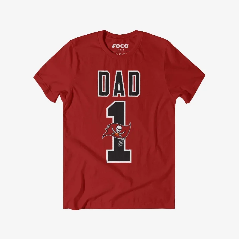 Tampa Bay Buccaneers Number 1 Dad T-Shirt