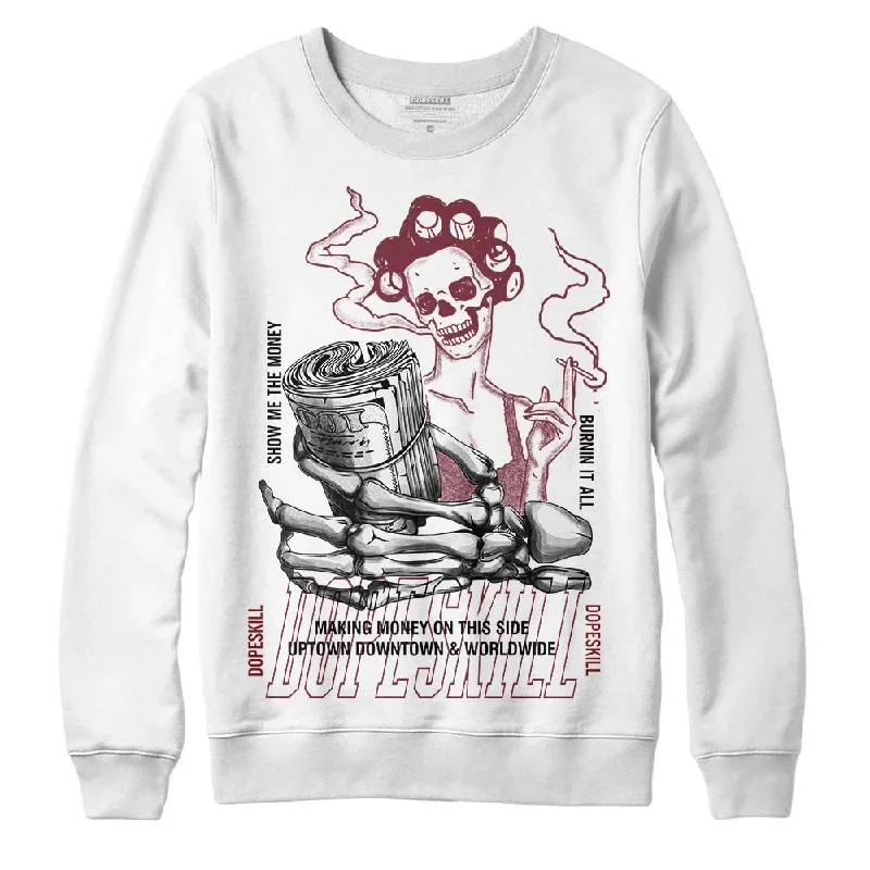 Team Red 1s DopeSkill Sweatshirt Show Me The Money Graphic