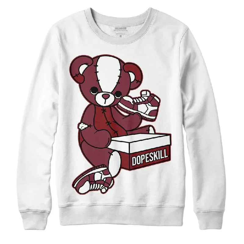 Team Red 1s DopeSkill Sweatshirt Sneakerhead BEAR Graphic