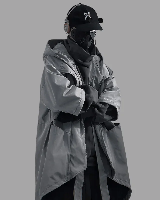 techwear-fake-two-piece-mid-sleeve-unisex-coat