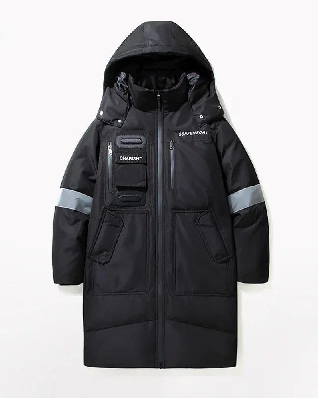 Techwear Windproof and Snowproof Warm Coat