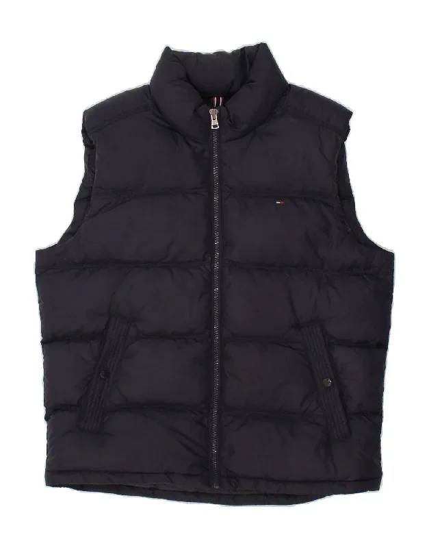 TOMMY HILFIGER Mens Padded Gilet UK 42 XL  Navy Blue Nylon