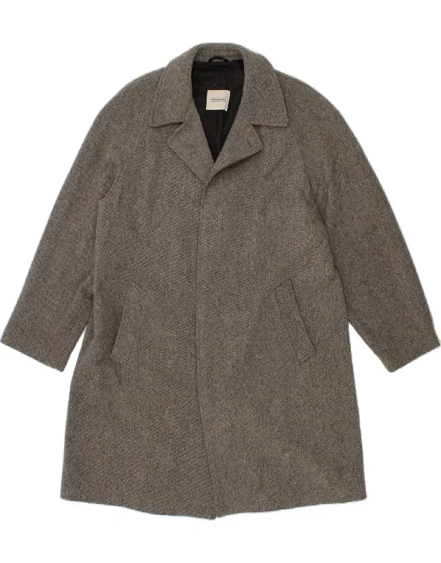 TRUSSARDI Mens Overcoat IT 52 XL Grey