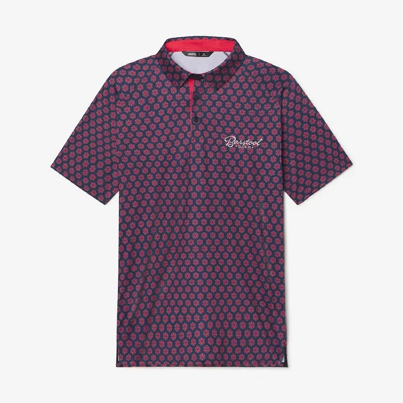 unrl-x-barstool-golf-script-flower-printed-polo