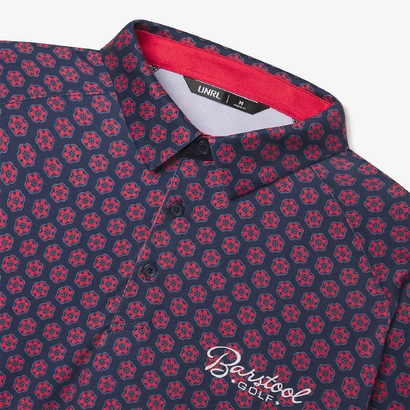 unrl-x-barstool-golf-script-flower-printed-polo