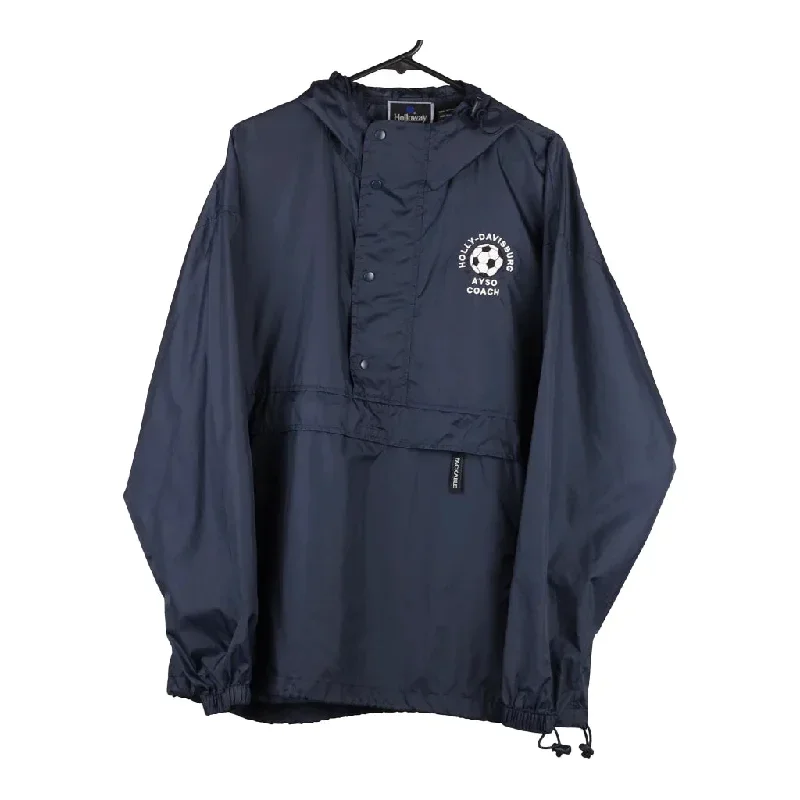 Holly Davisburg Holloway College Windbreaker - Large Navy Nylon